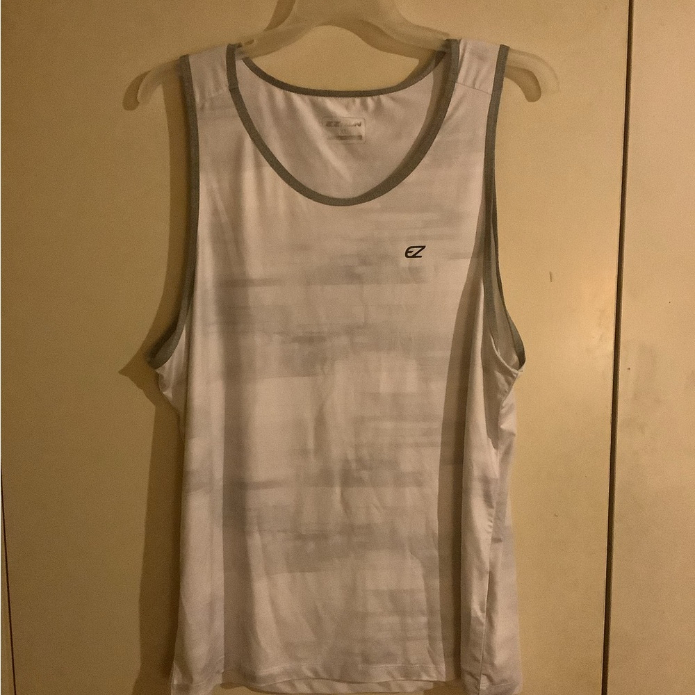 Ezrun Men's Marble Texture Sleeveless Tank  Size XL